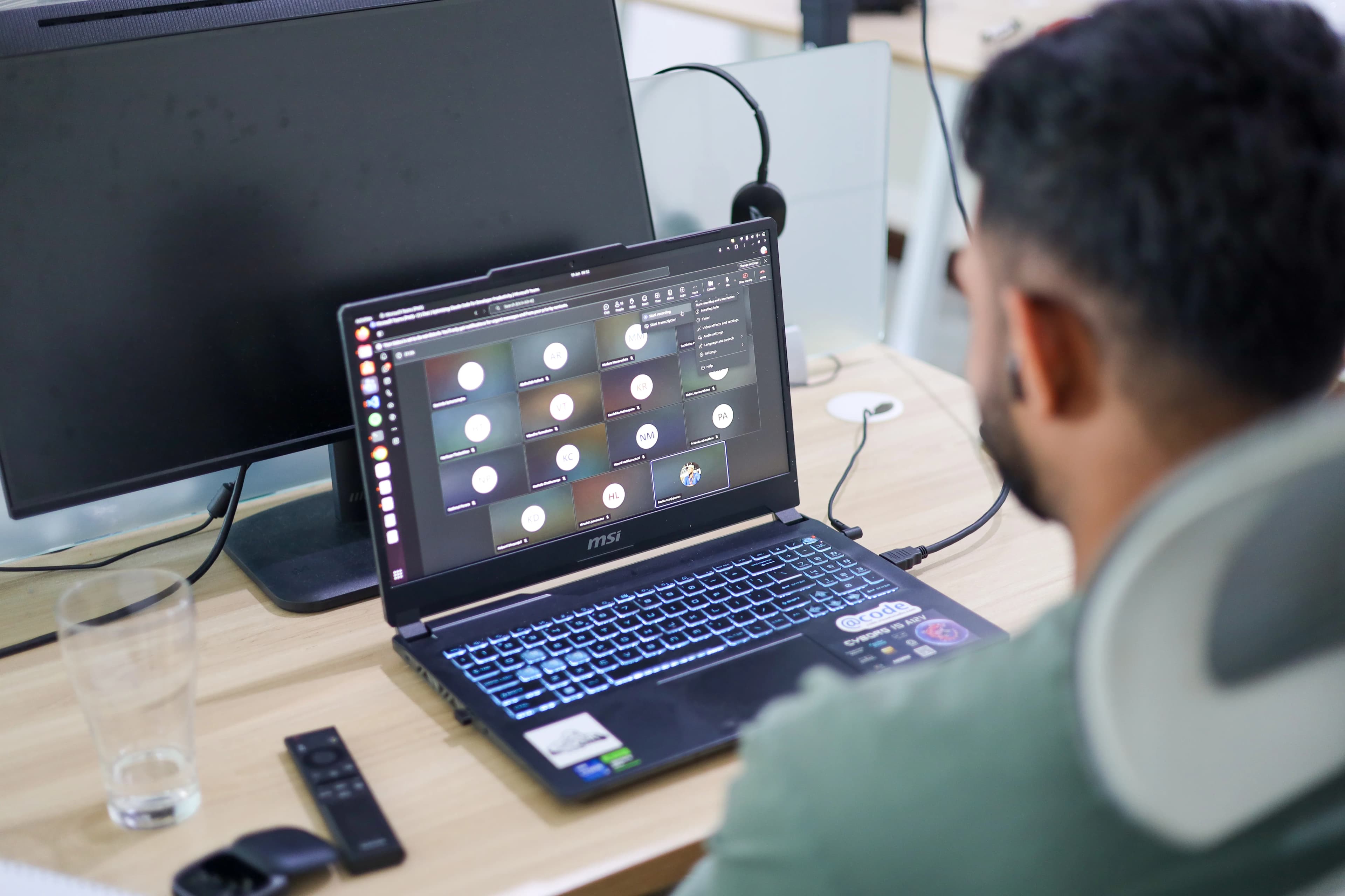 Veyrion team working in a hardware-software integration lab