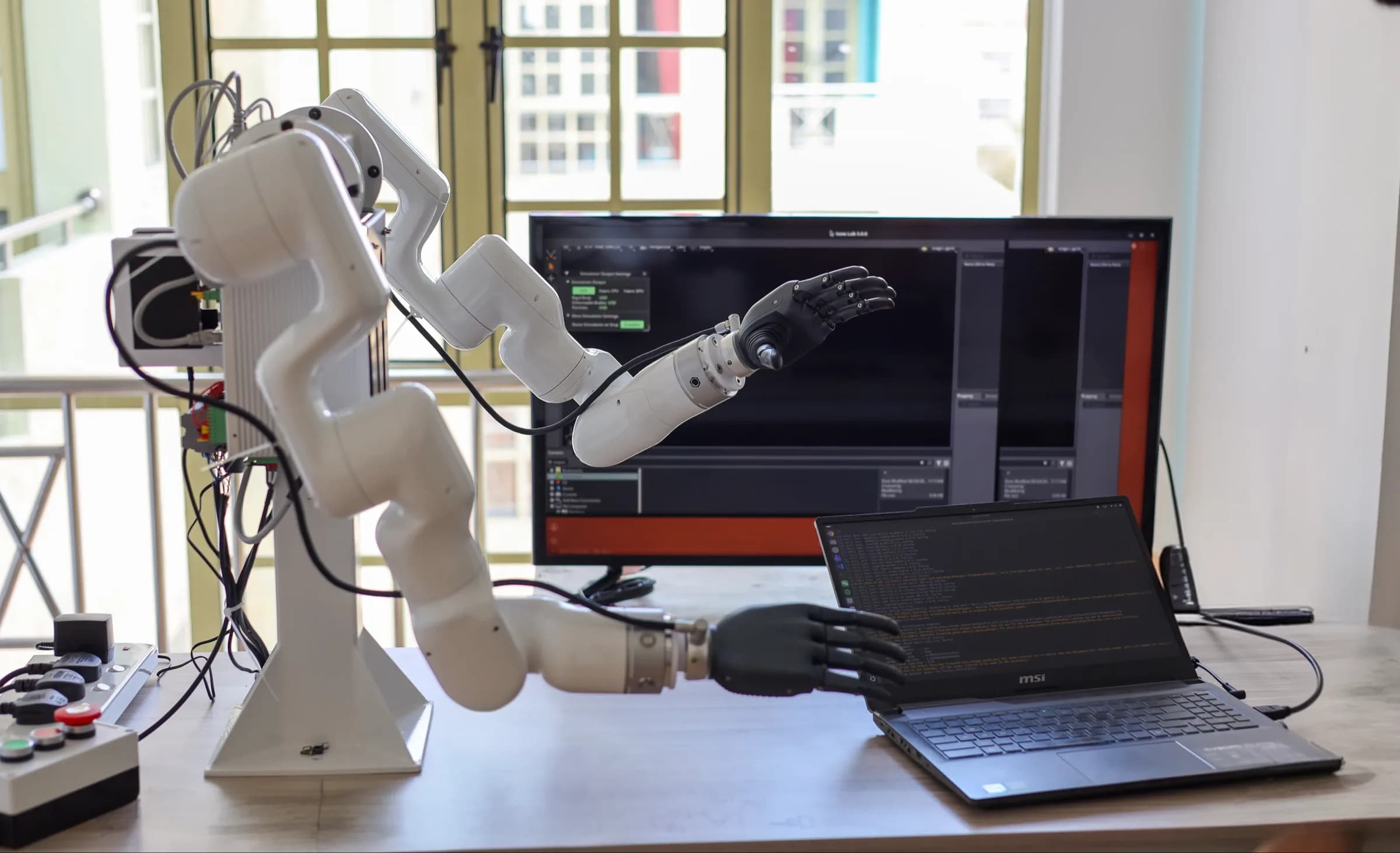Physical industrial equipment retrofitted with edge sensor models